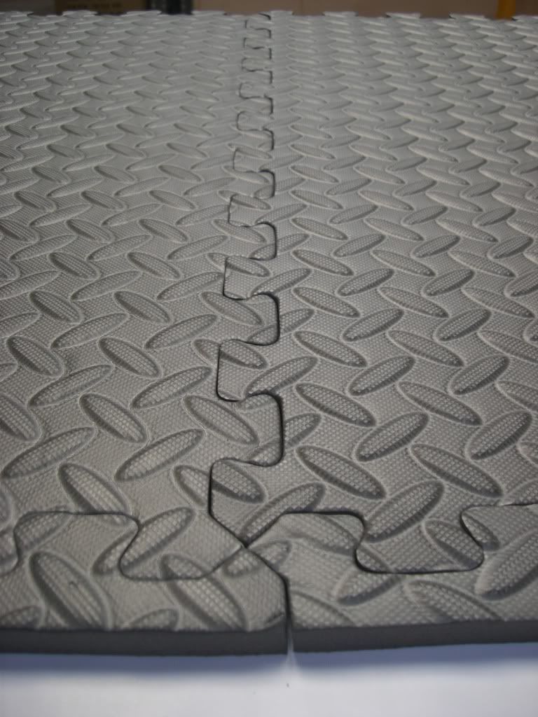 24 SQ FT INTERLOCKING FOAM MATS TILES GYM PLAY GARAGE FLOOR MAT BLACK eBay
